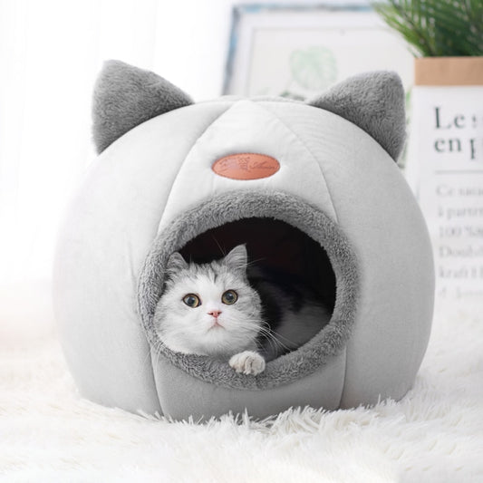 cat hut bed