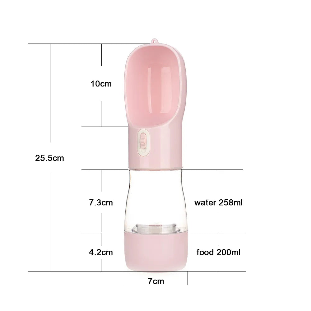 Pink Pet Travel Bottle