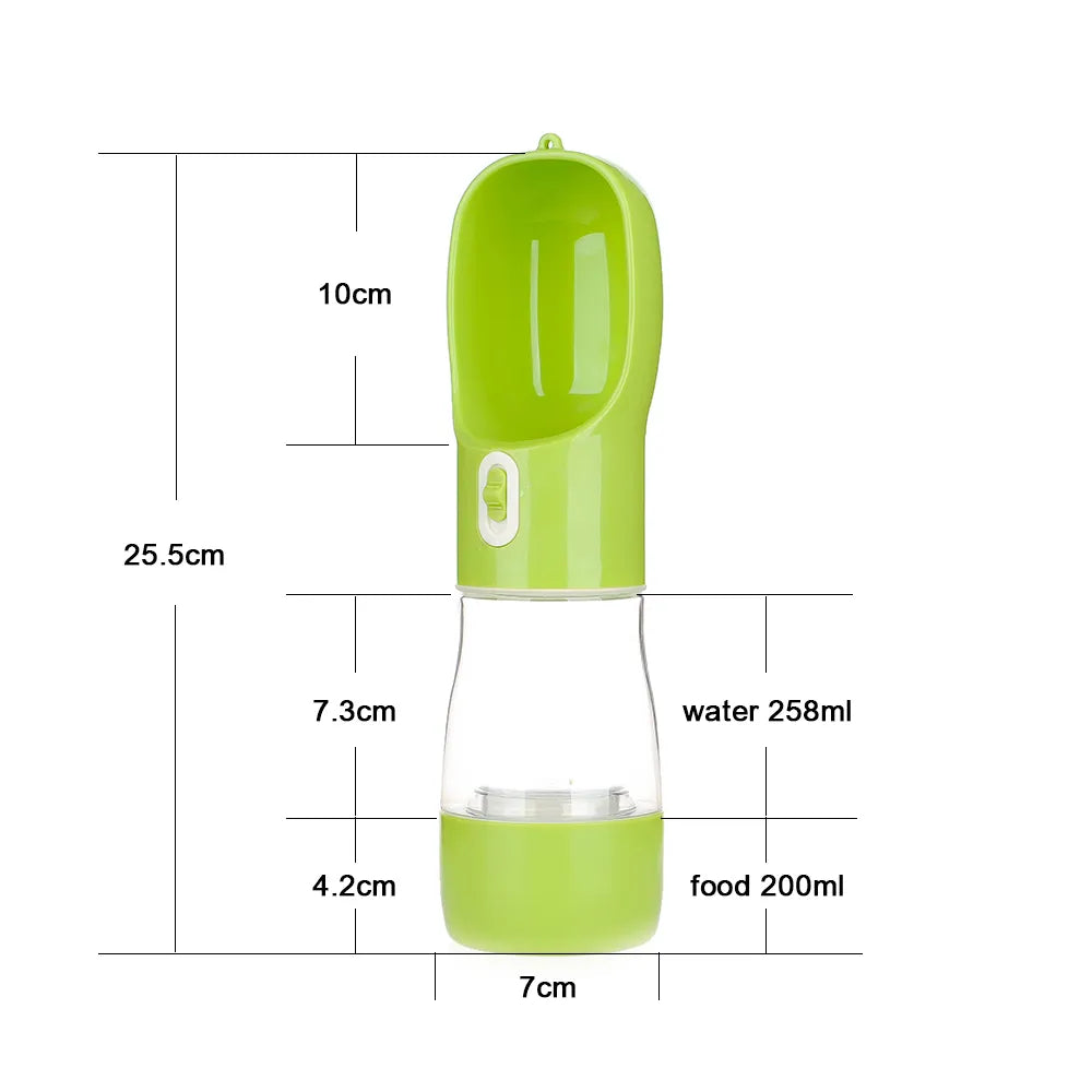 Green Pet Portable Water Bottle