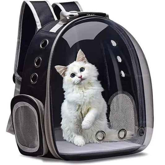 Transparent Pet Travel Backpack