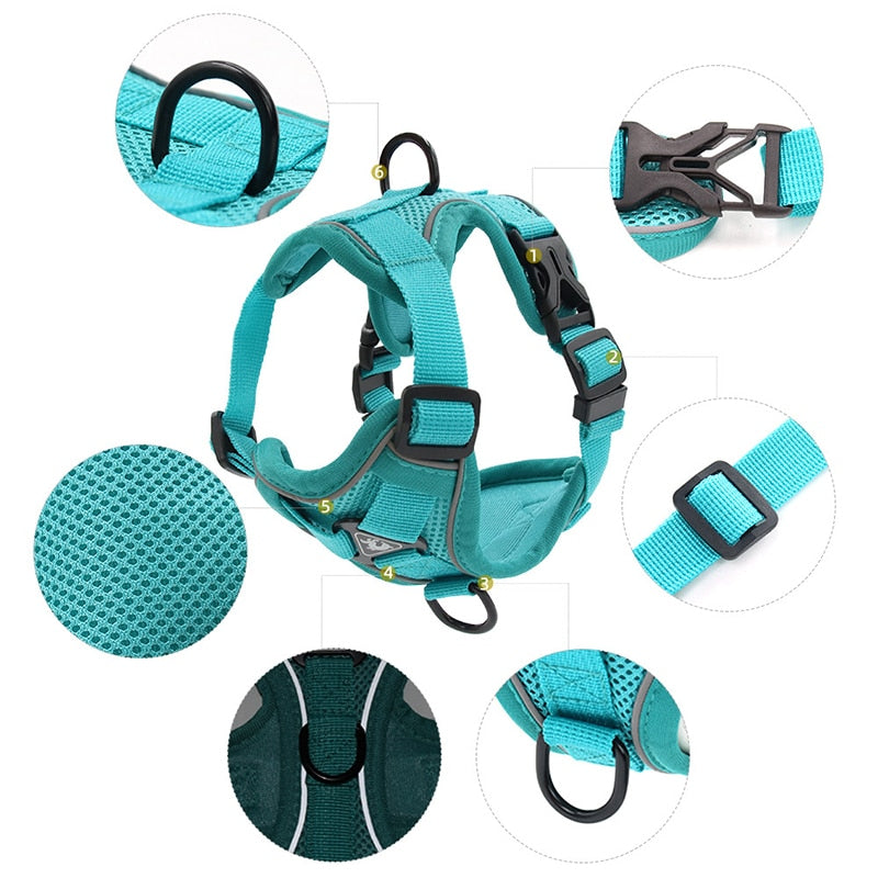 durable simple dog harness features