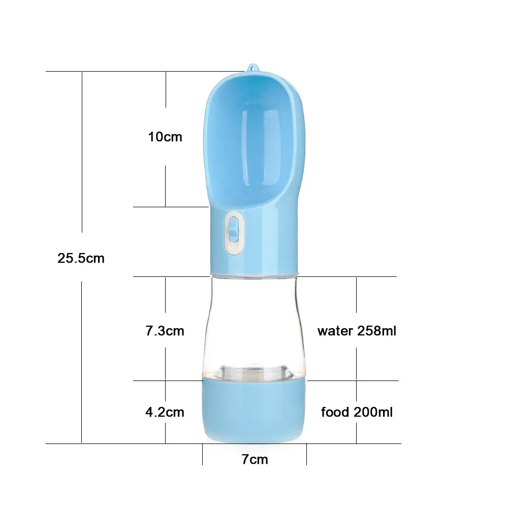 Blue Pet Travel Bottle